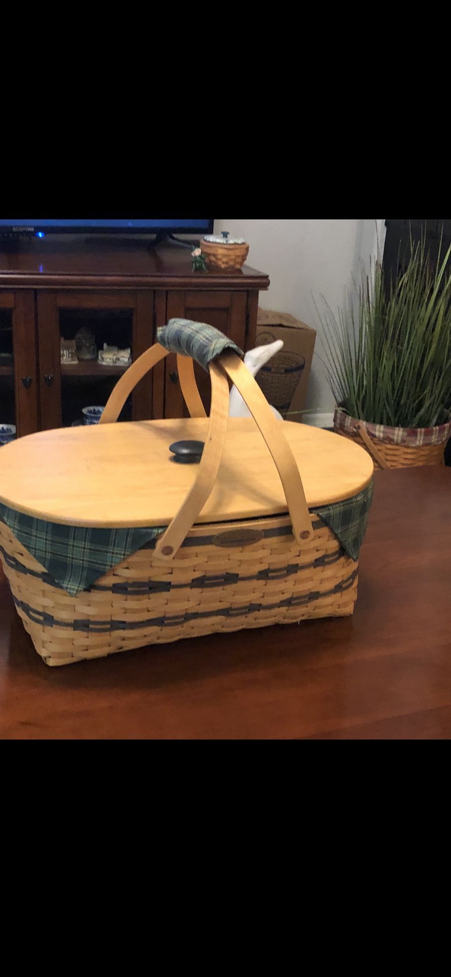 LONGABERGER GENEROSITY BASKET COMPLETE COMBO