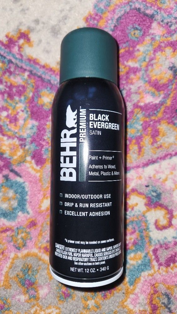 Dark Green Spray Paint BEHR