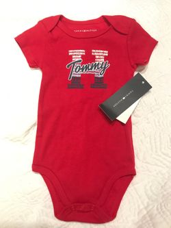 Baby boy Tommy Hilfiger short sleeve onesie