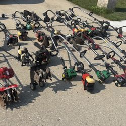 Gas Powered Lawn Equipment Garage sale! Weed wackers, snow blowers, blowers, trimmers and more all $10!!!