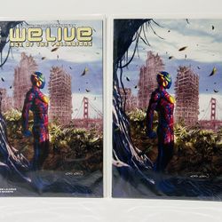  WE LIVE: AGE OF PALLADIONS #1 WHITE CAIO CACAU EXCLUSIVE VARIANT SET NM