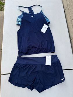 Nike swim set top and bottom bikini womens large