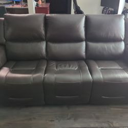 Leather Sofa Recliner 