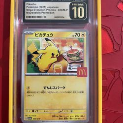 CGC PRISTINE 10 Pikachu Promo
