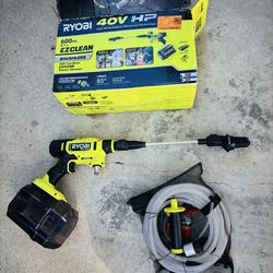 Ryobi 40V HP EZClean 600 PSI 0.7 GPM Cold Water Power Cleaner (TOOL ONLY/SOLO LA HERRAMIENTA)