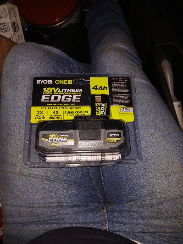 RYOBI ONE 18V LITHIUM HIGH PERFORMANCE EDGE