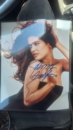 Salma Hayek Autographed Picture