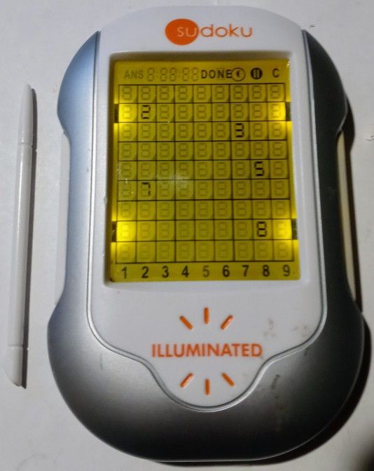 Sudoku Lighted Handheld Electronic Game