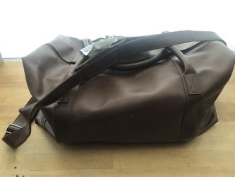 Vinyl duffle bag