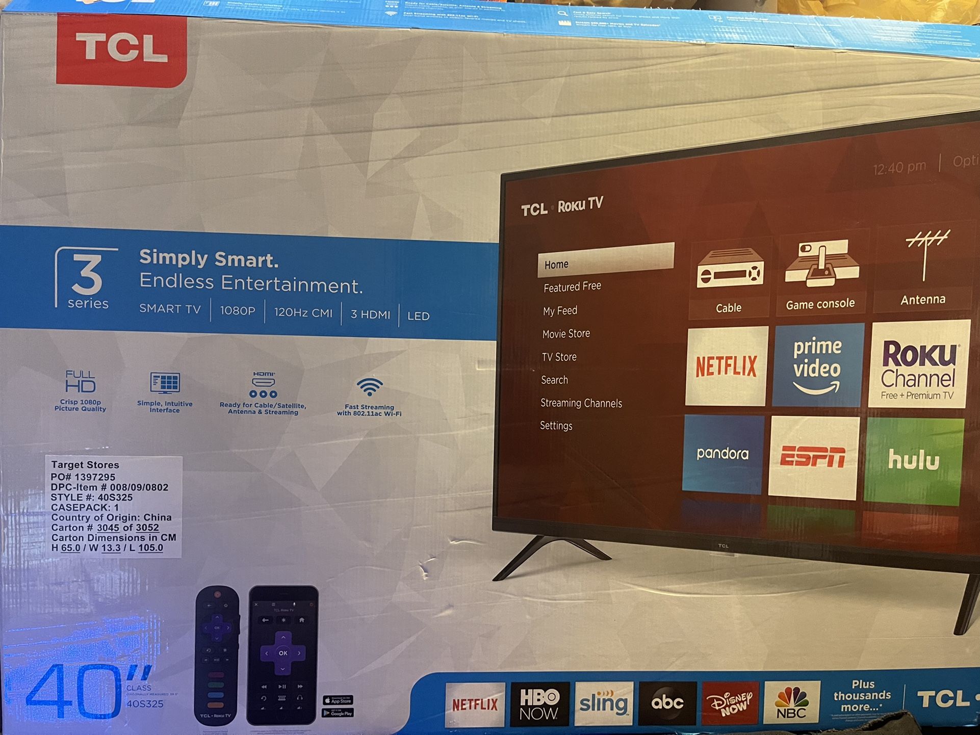 TCL Roku TV 40 Inch