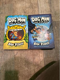 I got these dog man books here