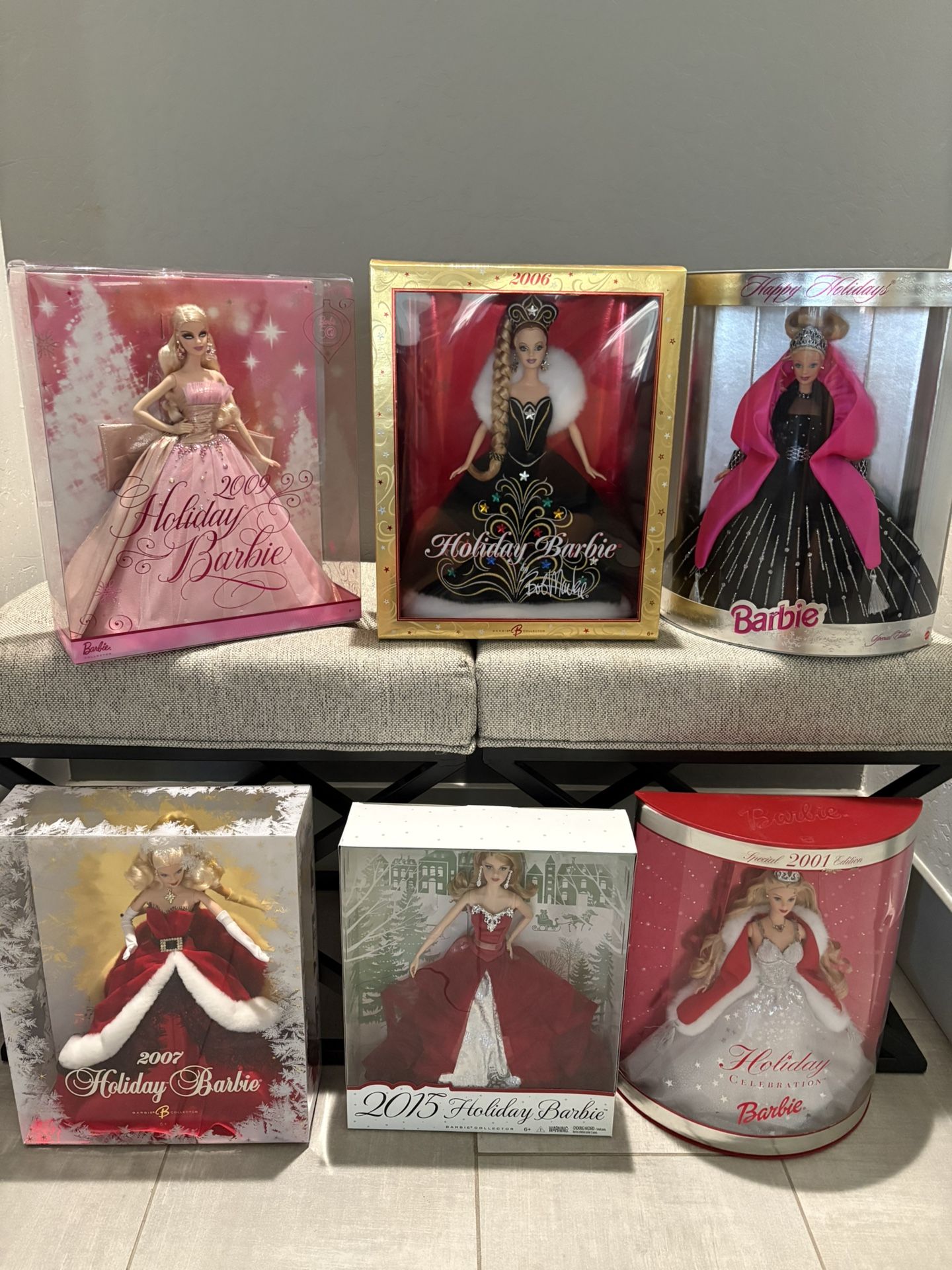 Holiday Barbies- New In Boxes