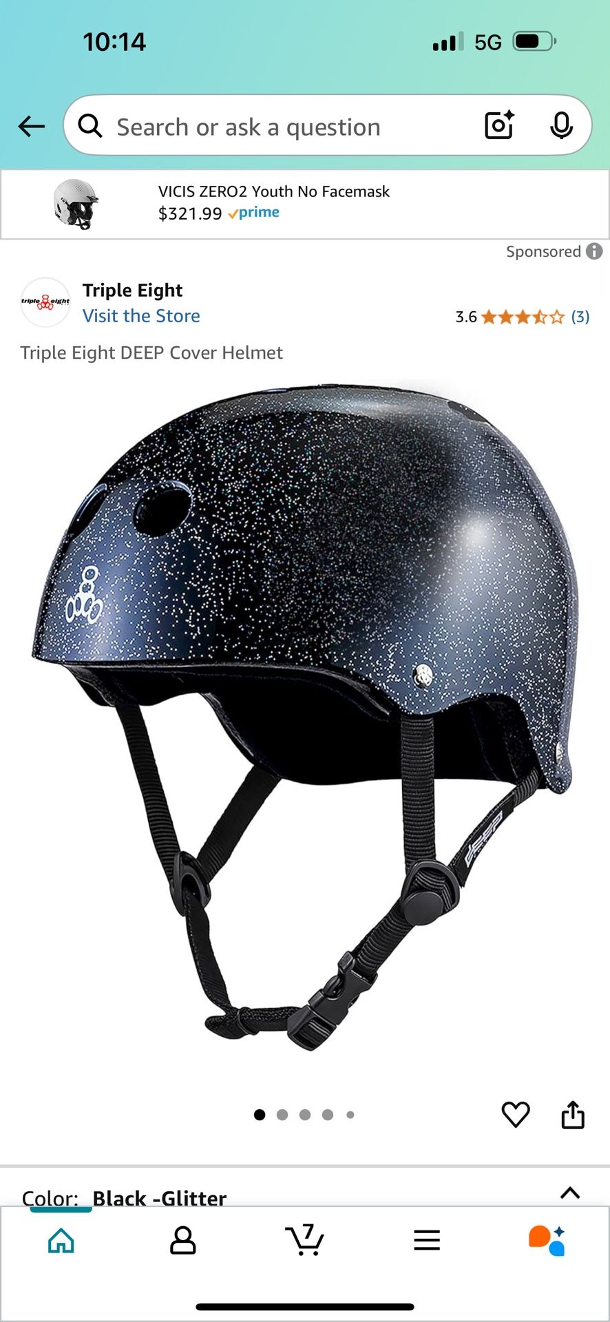 Triple Eight DEEP Cover Helmet