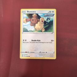 Buneary Rapid Strike Pokemon Card