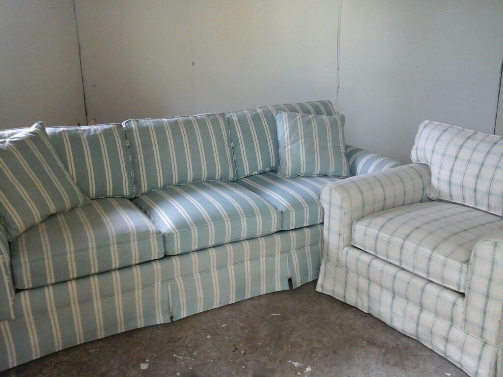 Eddie Bauer full size couch/sofa..coordinating chair...need to get out of storage
