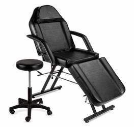 Massage tattoo salon faux leather chair