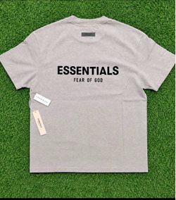 Fear of God Essentials T-Shirt Grey - Sizes M, L, XL