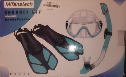 Snorkel Set With Fins