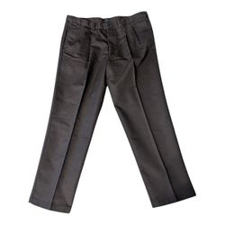 VTG Dockers Dark Brown Pleated Classic Fit No Wrinkles Khaki Pants Mens