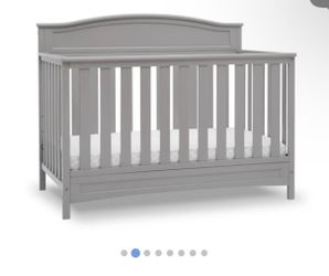 Grey 4-in-1 Convertible Crib