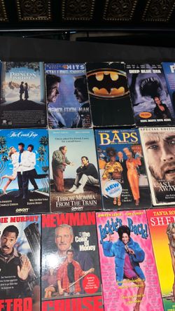 42 vhs movie bundle all for $35