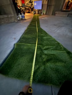 24 feet length of good synthetic turf grass. Make offer