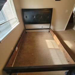 Queen Bed With Chess And Small Stand 