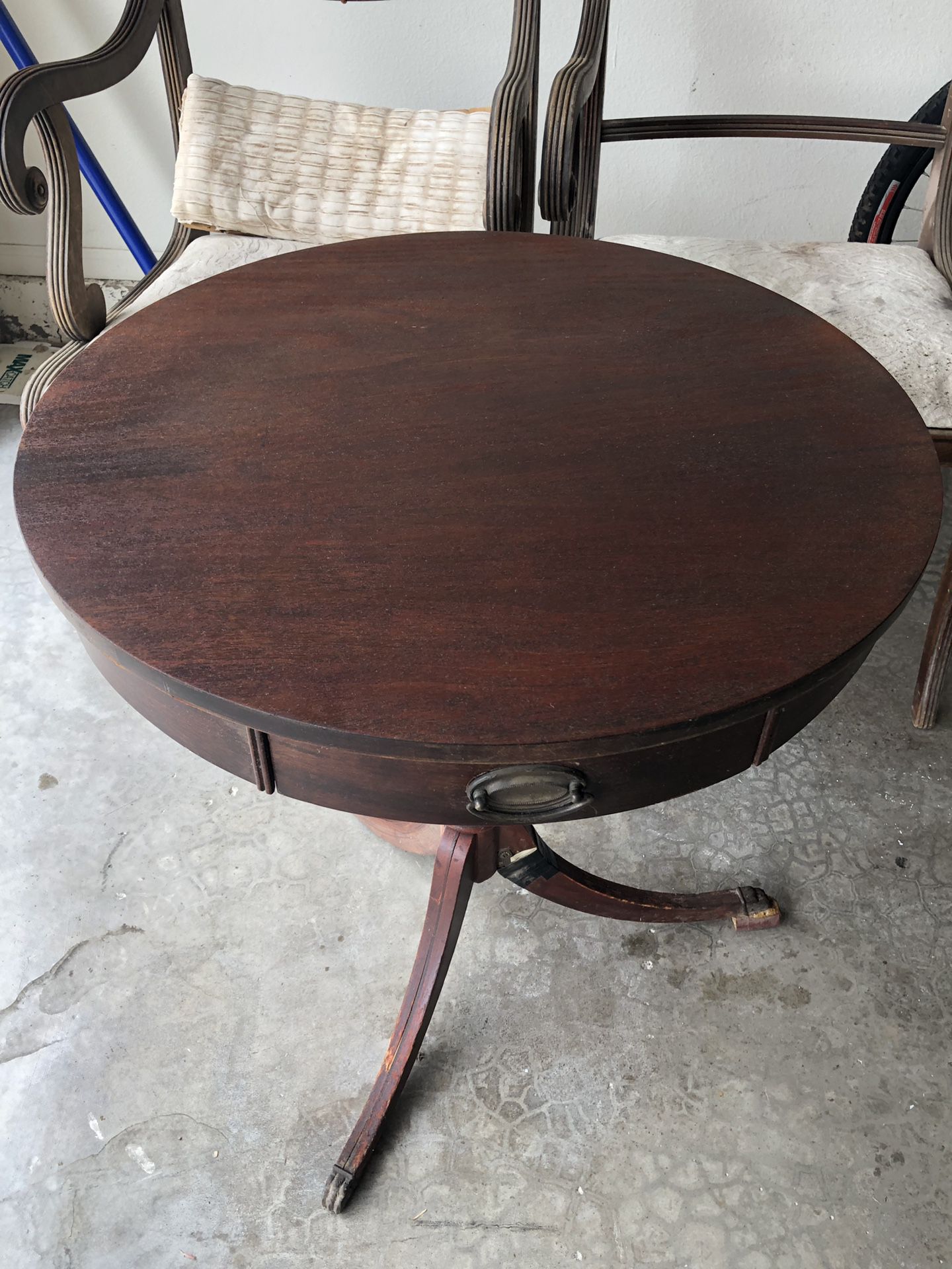 3 antique furniture. Needs repair. All one price mahogany wood!!