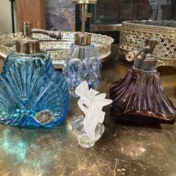 4 Vintage perfume bottles 