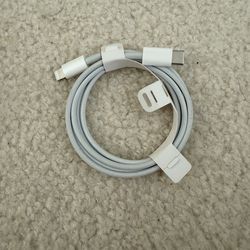 USB-C to lightning cable