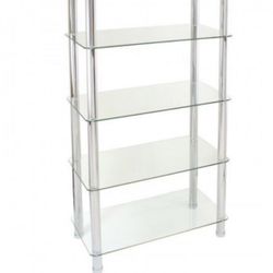 4 Layer Free Standing Glass Shelving Unit