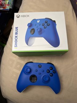 Xbox shock blue controller