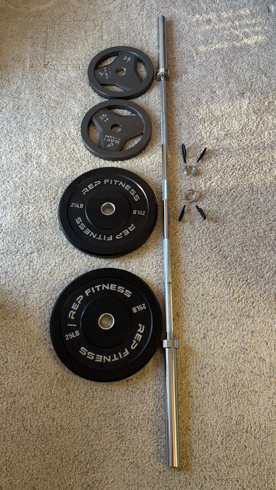 Barbell and Weight Plates