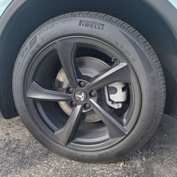2025 Tesla Model Y 19inch wheels With Pirella Scorpion Tires 255/45/19