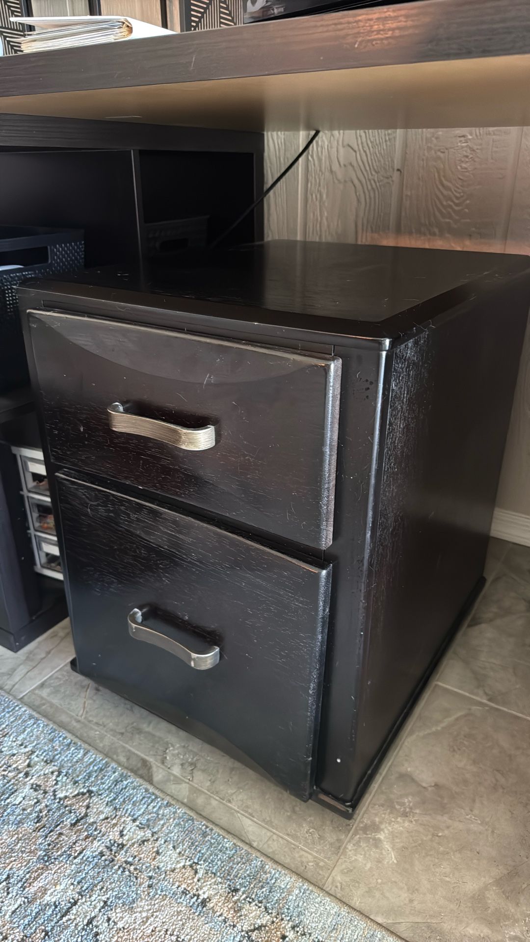 Small filing Cabinet Ashley Furniture Dark espresso finish