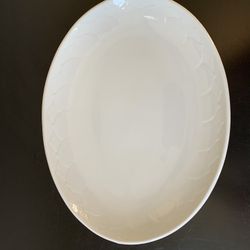 7 Large Handmade Asian Ceramic Party Plates.