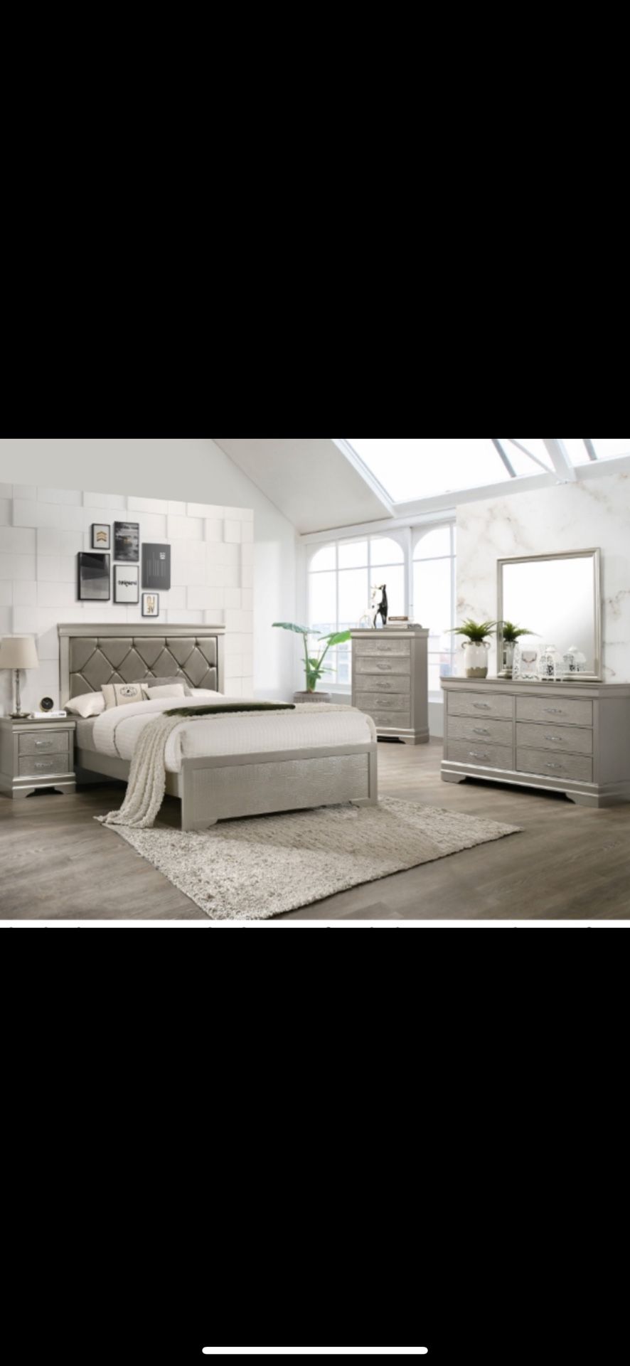 B6910 Amalia Bedroom Set 5pc Queen 😍🥰🥳