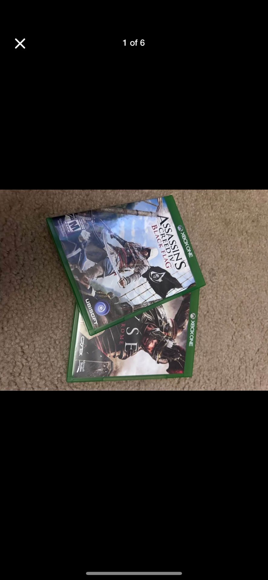 Xbox One games - Assassin’s Creed Black Flag, Ryse