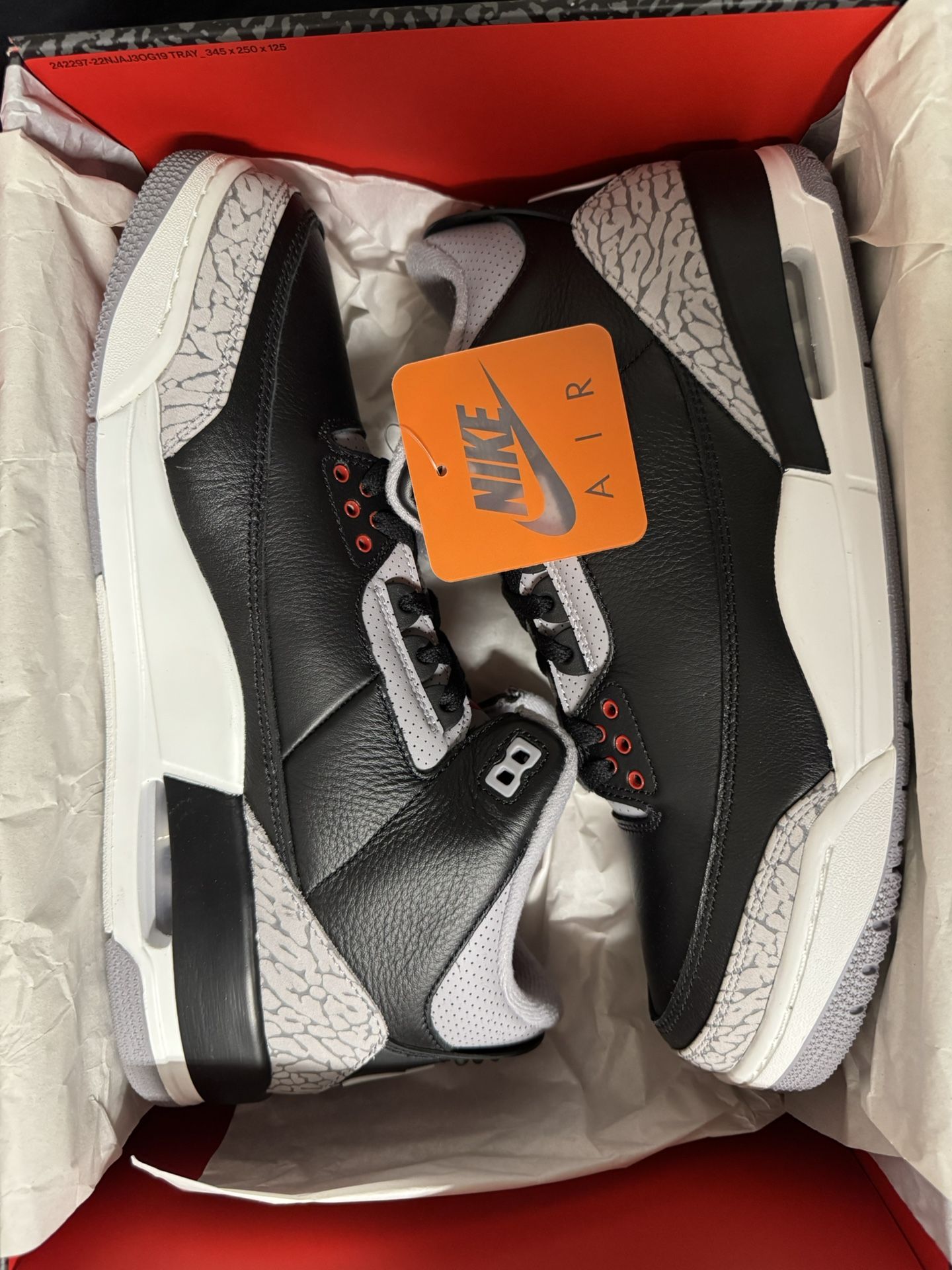 Air Jordan 3 - Black Cement $200