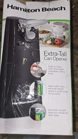 Extra Tall Can Opener With Knife Sharpener