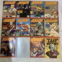 Nintendo Power Magazine Lot 1993 Volume 47-58