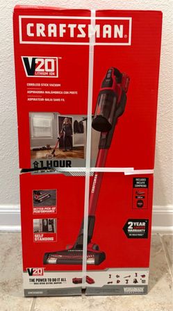 CRAFTSMAN V20 Cordless Pet Stick Vacuum Cleaner battery and charger included New In Box