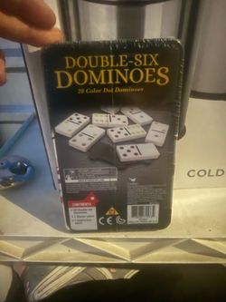 Double-Six Dominoes – 28-Piece Color Dot Set – New & Sealed