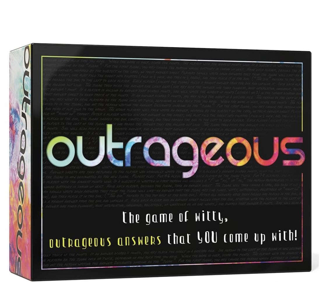 Inspiration Play Outrageous Party Game for Family Game Night - Fun Adult & Family Games