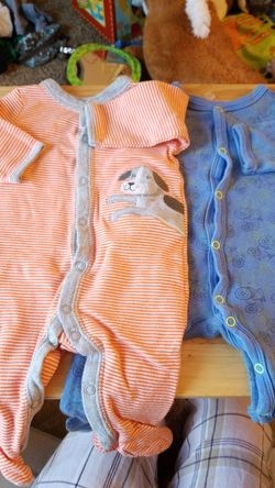 3 month baby pajamas $2 each