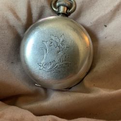 19th Century Coin Silver Pocket Watch Case