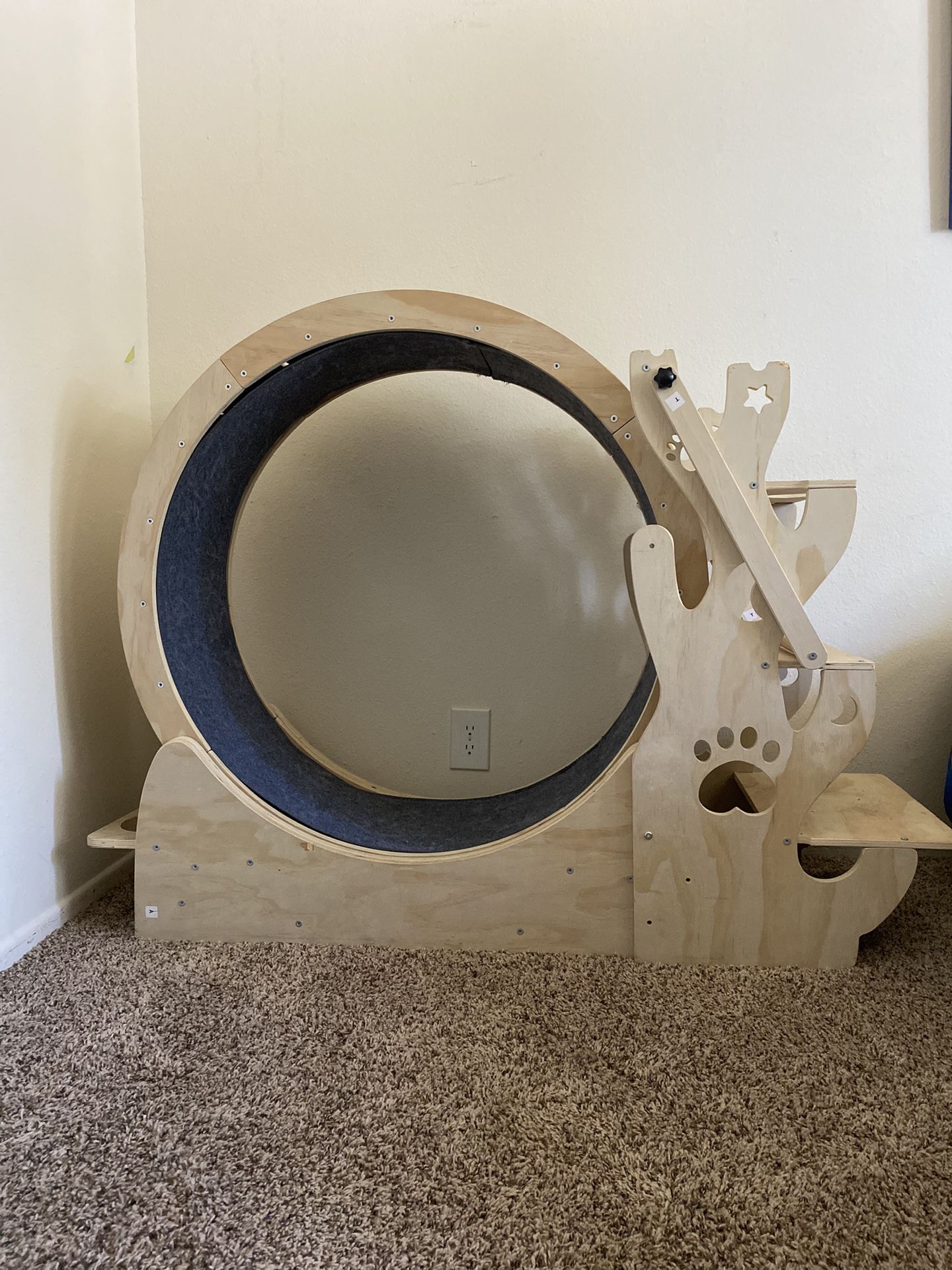 Wooden Cat Wheel