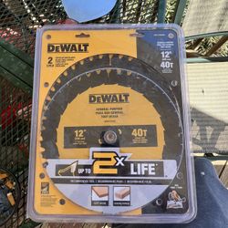 12” Dewalt Miter Saw Blades 