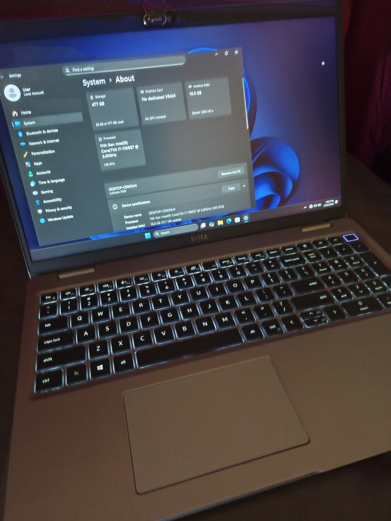 Dell Latitude 5520 15in i7 Laptop