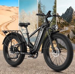 Aipas M2 Pro 26" Fat Tire 1800W Electric Bike 48V 17.5Ah Mountain e bike ebike